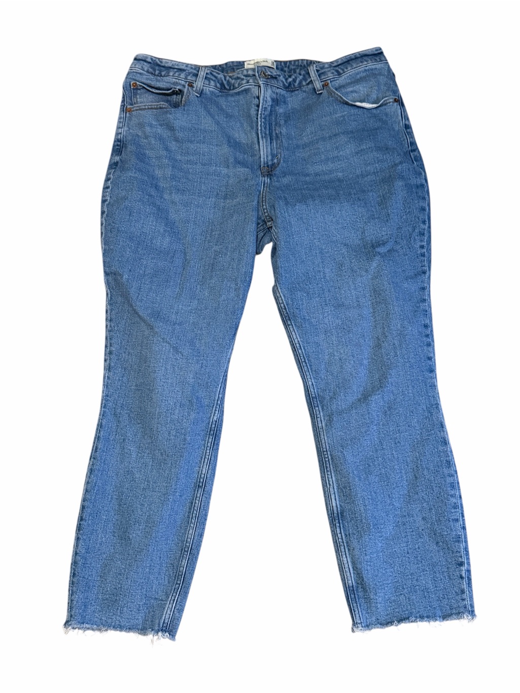 Abercrombie & Fitch Classic Blue Straight-Leg Women's Jeans